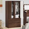 vidaXL Cabinet with Door Brown Oak 79.5 x 49 x 156 cm Engineered Wood