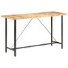 vidaXL Bar Table 180x70x107 cm Rough Mango Wood