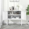 vidaXL Sideboard White 75x35x75 cm Steel