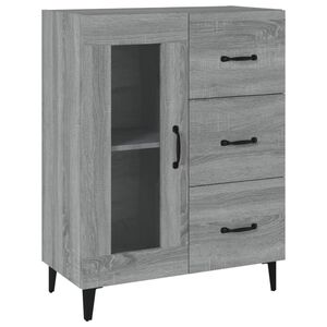 vidaXL Sideboard Grey Sonoma 69.5x34x90 cm Engineered Wood