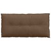 vidaXL Back Pillow Brown 100 x 19 x 50 cm Fabric