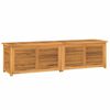 vidaXL Garden Storage Box with Bag 200x50x55 cm Solid Wood Teak