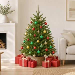 vidaXL Christmas Balls 100 pcs Red/Gold/Green