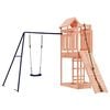 vidaXL Outdoor Playset | Wood Brown, Blue | Solid Douglas wood, Polypropylene