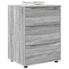vidaXL Storage Cabinet Grey Sonoma 60 x 48 x 81 cm Engineered Wood