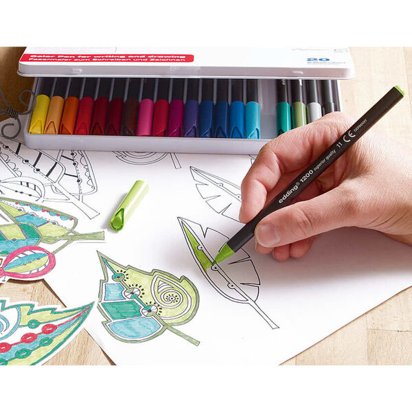 edding Colour Pen Fine 14pcs Multicolour 1200