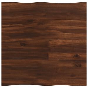 vidaXL Live Edge Table Top 40 x 40 x 3.2 cm Square Solid Acacia Wood
