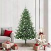 vidaXL Artificial Pre-lit Christmas Tree with Ball Set Green 180 cm
