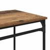 vidaXL Desk Old Wood 135 x 50 x 90 cm Engineered Wood