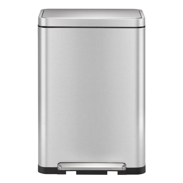 EKO Pedal Bin X-Cube 45 L Matte Silver