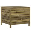 vidaXL Garden Footstool 62x63.5x53.5 cm Impregnated Wood Pine