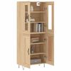 vidaXL Highboard Sonoma Oak 69.5x34x180 cm Engineered Wood