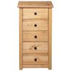 vidaXL Sideboard 46x40x89 cm Pine Panama Range