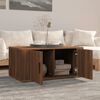 vidaXL Coffee Table Brown Oak 80x50x36 cm Engineered Wood