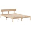 vidaXL Bed Frame without Mattress 140x190 cm Solid Wood Pine