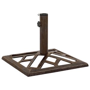 vidaXL Umbrella Base | Bronze | Cast iron | Medium | Decorative Inlays
