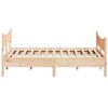 vidaXL Bed Frame without Mattress 200x200 cm Solid Wood Pine