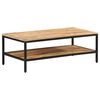 vidaXL Coffee Table 100x50x35 cm Solid Rough Wood Mango