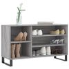 vidaXL Shoe Cabinet Grey Sonoma 102x36x60 cm Engineered Wood