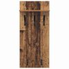 vidaXL Wall-Mounted Coat Rack Old Wood 40 x 10 x 90 cm Engineered wood