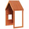 vidaXL Kids' Bed Roof Wax Brown 60x89x134.5 cm Solid Wood Pine
