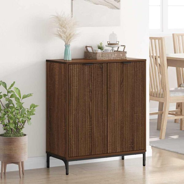 vidaXL Sideboard Brown Oak 69.5 x 33 x 82 cm Engineered Wood