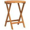 vidaXL Garden Table Folding Natural 60 x 60 x 72 cm Solid Acacia Wood