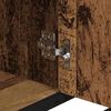 vidaXL Bathroom Furniture Set with Door 2 pcs Old Wood Engineered Wood