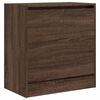 vidaXL Shoe Cabinet Brown Oak 60x34x63.5 cm Engineered Wood