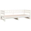 vidaXL Pull-out Day Bed without Mattress White 2x(90x200) cm