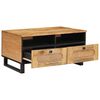 vidaXL Coffee Table Artisan Oak 80 x 54 x 40 cm Solid Mango Wood