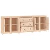 vidaXL Sideboard 230x35x80 cm Solid Wood Pine