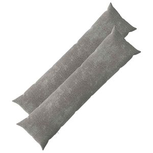 vidaXL Cushion Cover 2 pcs HEERLEN Dark Grey 40 x 145 cm