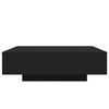 vidaXL Coffee Table Black 100x100x31 cm Engineered Wood
