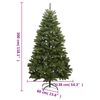 vidaXL Artificial Hinged Christmas Tree with Stand Green 300 cm