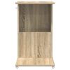vidaXL Side Table Sonoma Oak 40 x 35 x 60 cm Engineered Wood