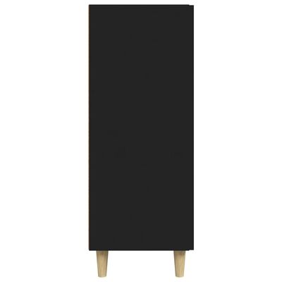 vidaXL Sideboard Black 69.5x34x90 cm Engineered Wood