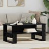 vidaXL Coffee Table Black Oak 90 x 50 x 40 cm Engineered Wood