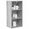 vidaXL Hanging Cabinet Grey Sonoma 40 x 29.5 x 80 cm Engineered Wood