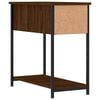 vidaXL Bedside Cabinet Brown Oak 30x60x60 cm Engineered Wood