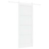 vidaXL Sliding Door 83 x 211 cm Engineered Wood White