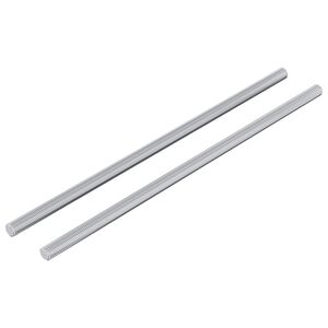 vidaXL Threaded Rod 2 pcs Silver 6 x 170 mm Steel