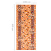 vidaXL Runner Rug BCF Terracotta 100x300 cm