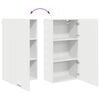 vidaXL Hanging Cabinet White 50 x 31 x 100 cm Engineered Wood