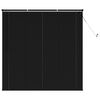 vidaXL Venetian Blind Manual Adjustable Black 150 x 140 cm PVC