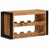 vidaXL Wine Rack Brown 80 x 45 x 33 cm Solid Rough Mango Wood
