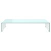 vidaXL TV Stand/Monitor Riser Glass Green 70x30x13 cm