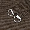 vidaXL Sunshade Sail 160 g/m&sup2; Brown 6x6 m HDPE