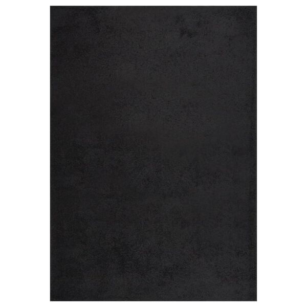 vidaXL Shaggy Rug High Pile Black 140x200 cm
