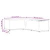 vidaXL L-Shaped Garden Furniture Cover 18 Eyelets 220x285x80 cm